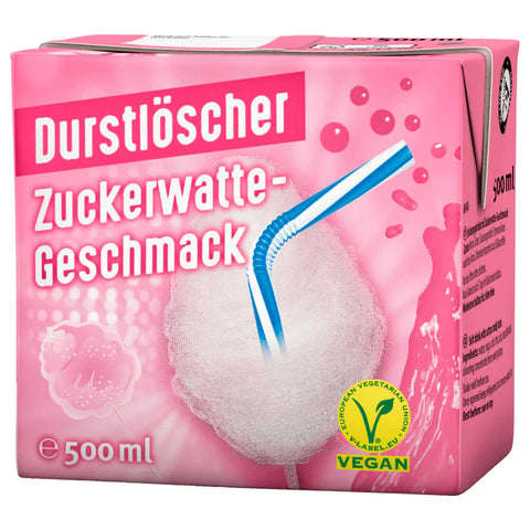 12x Durstlöscher Zuckerwatte-Geschmack 0,5l