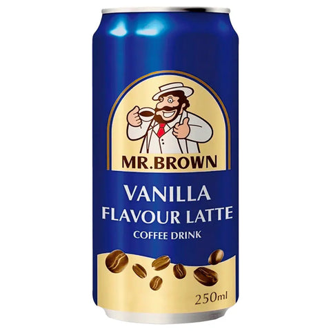 24x Mr. Brown Vanilla Flavour Latte 0,25l