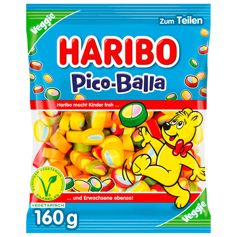 22x Haribo 160g Pico Balla Veggie