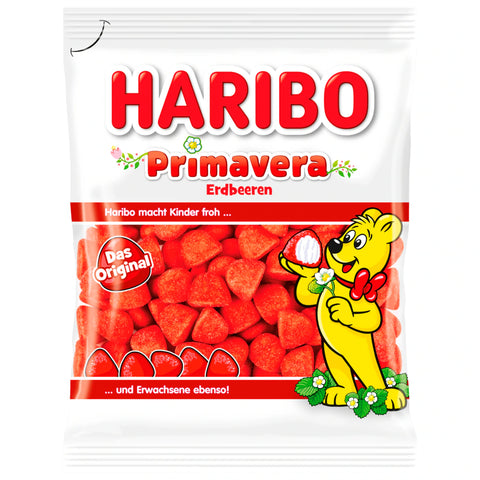 10x Haribo Fruchtgummi Primavera Erdbeeren 175g