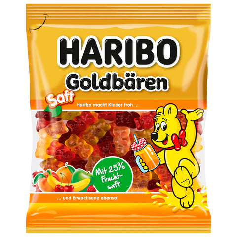 20x Haribo Fruchtgummi Saft Goldbären 160g