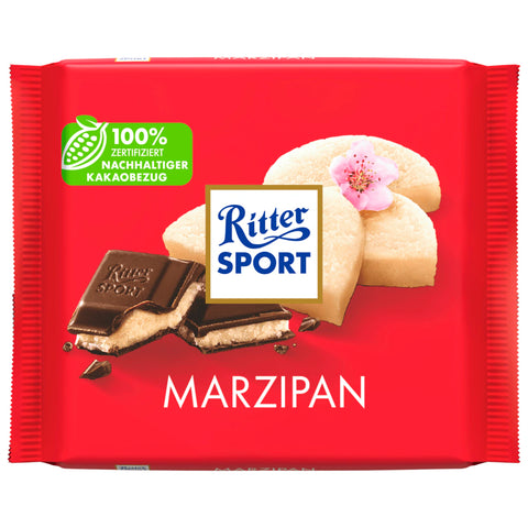 12x Ritter Sport Marzipan 100g