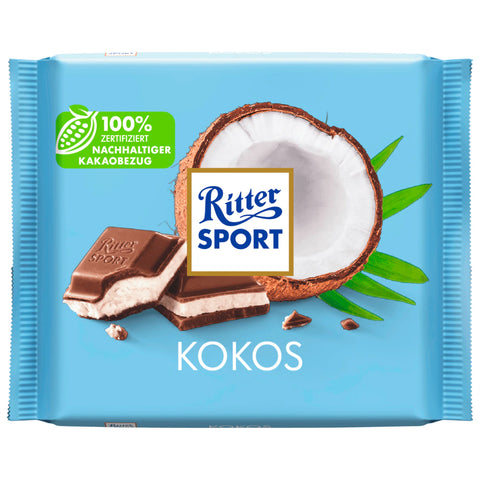 12x Ritter Sport Schokolade Kokos 100g