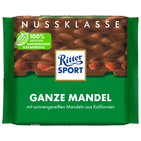 11x Ritter Sport Nussklasse Ganze Mandel 100g