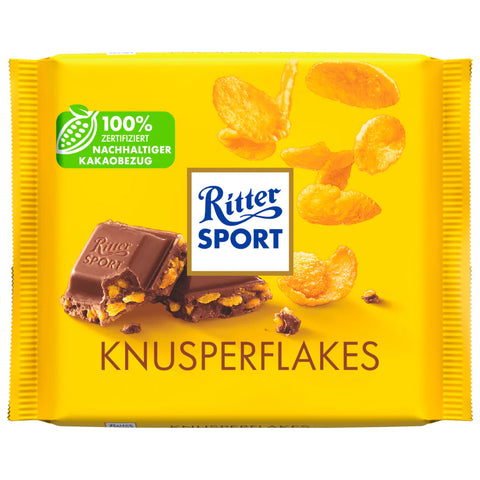 10x Ritter Sport Schokolade Knusperflakes 100g