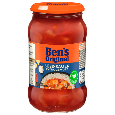 6x Ben's Original Sauce süß-sauer extra Gemüse 400g