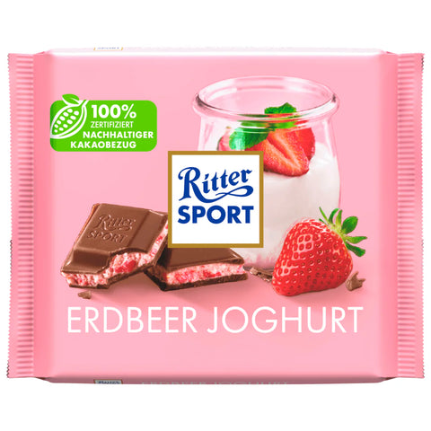 12x Ritter Sport Erdbeer Joghurt 100g