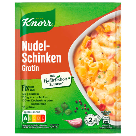 29x Knorr Fix Nudel Schinken Gratin 32g