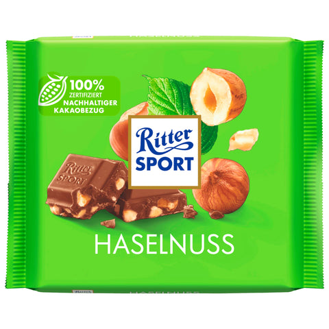 12x Ritter Sport Haselnuss 100g