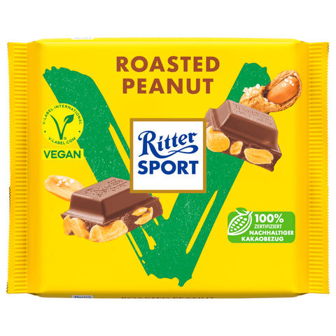 11x Ritter Sport Roasted Peanut vegan 100g