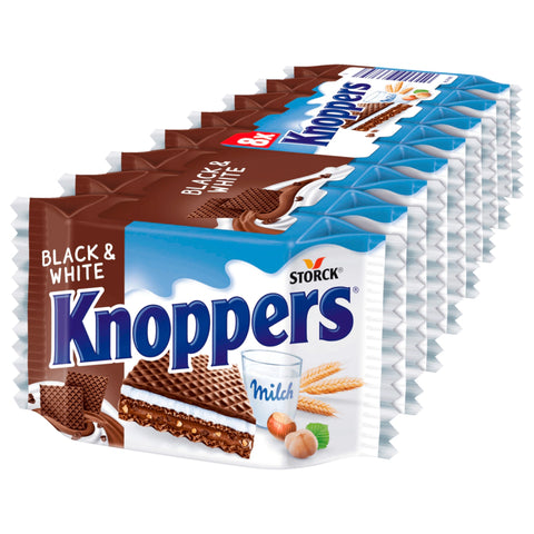 16x Knoppers Black & White 8x25g