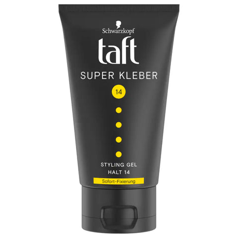 6x Schwarzkopf Taft Styling Gel Super Kleber Halt 14 150ml