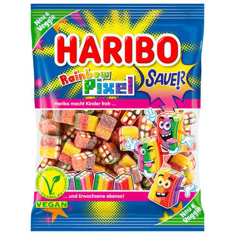 18x Haribo Rainbow Pixel vegan 160g