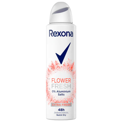 6x Rexona Deospray Flower Fresh 0% Aluminium 150ml