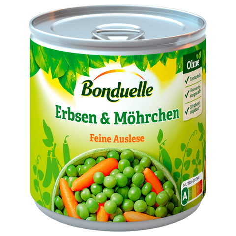 12x Bonduelle Erbsen & Möhrchen 265g