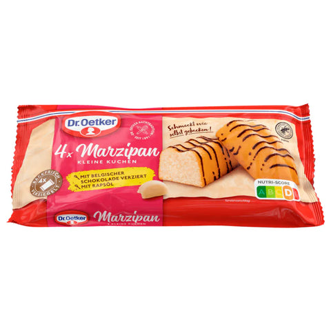 5x Dr. Oetker 4 Kleine Marzipankuchen 140g