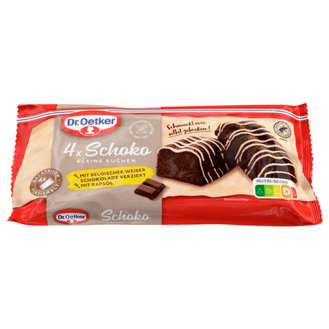 5x Dr. Oetker Kleine Kuchen Schoko 140g