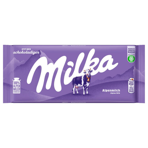 24x Milka Schokolade Alpenmilch 100g