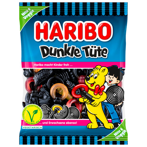 18x Haribo Dunkle Tüte 175g