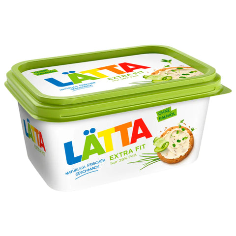 16x Lätta Extra Fit Streichfett 28% 450g