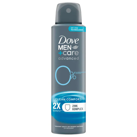 6x Dove Men+Care Clean Comfort Deospray 150ml