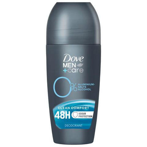 6x Dove Men+Care Deo Roll-On Clean Comfort 50ml