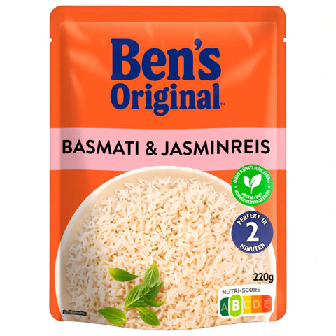 6x Ben's Original Basmati & Jasminreis 220g