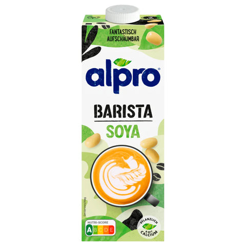 8x Alpro Barista Soya Drink 1l