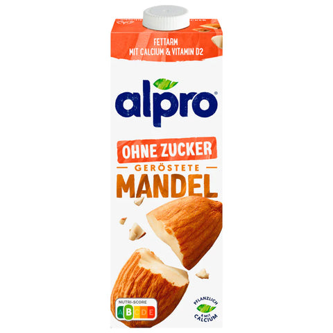 8x Alpro Mandeldrink ungesüsst 1l