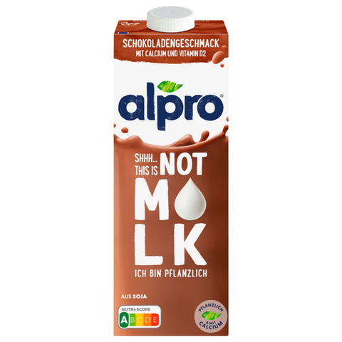 8x Alpro Not Milk Sojadrink Kakao 1l