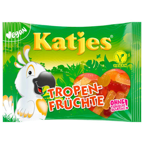 22x Katjes Tropen Früchte vegan 175g