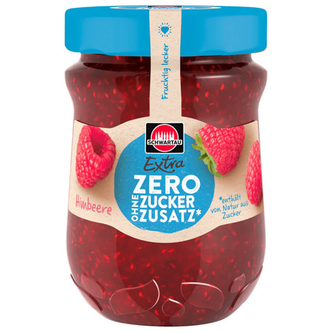 8x Schwartau Extra Fruchtaufstrich Himbeere Zero 280g