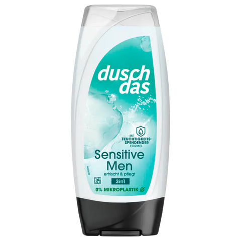 6x Duschdas 3-in-1 Duschgel & Shampoo Sensitive Men 225ml