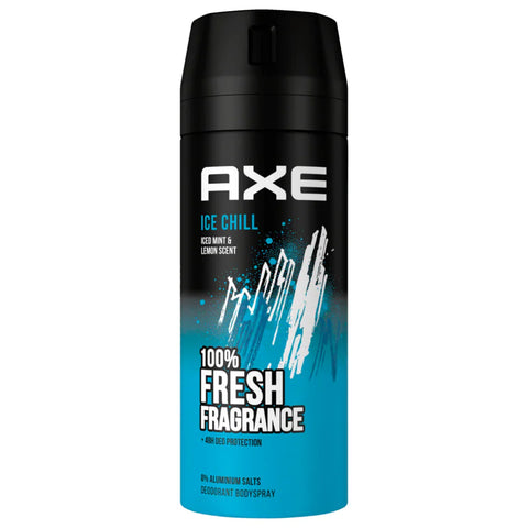 6x Axe Deospray Ice Chill ohne Aluminiumsalze 150ml