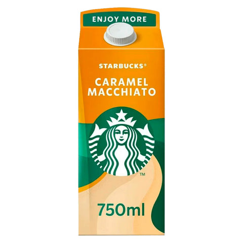 6x Starbucks Caramel Macchiato Eiskaffee 0,75l