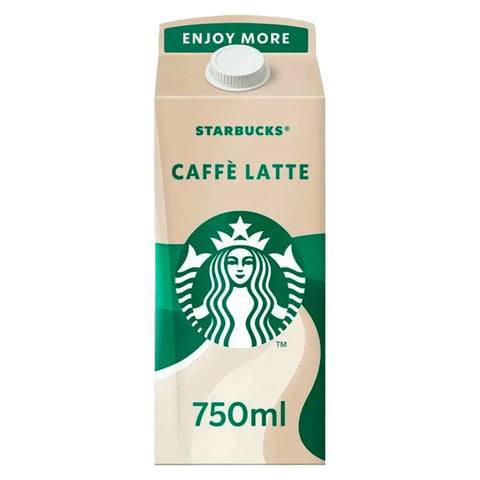 6x Starbucks Caffè Latte 750ml