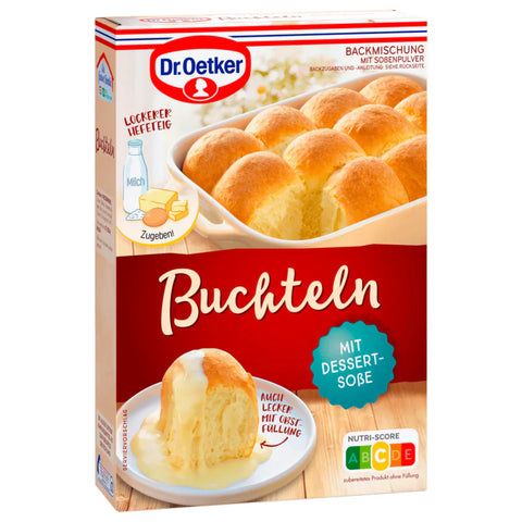 8x Dr. Oetker Backmischung Buchteln 487g