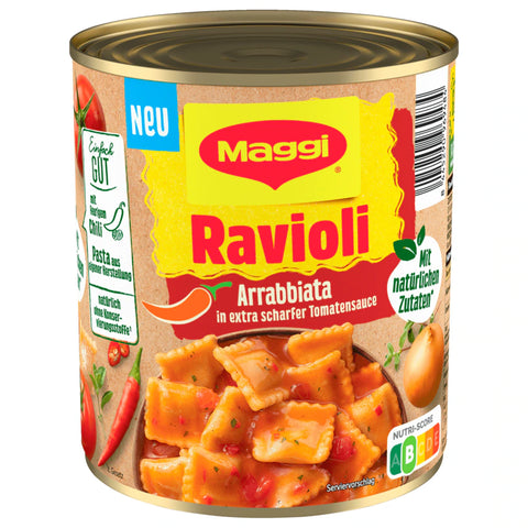 6x Maggi Ravioli Arrabbiata 800g