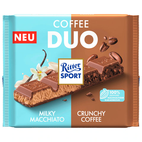 12x Ritter Sport Schokolade Coffee Duo 218g