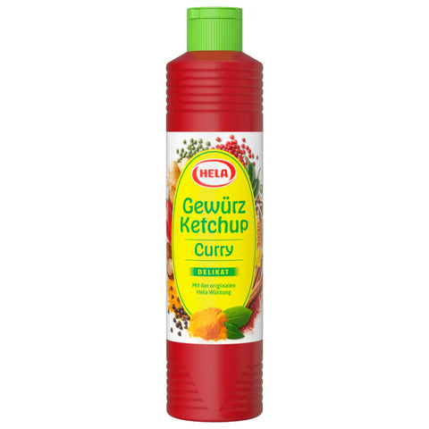 12x Hela Gewürzketchup Curry Delikat 800ml