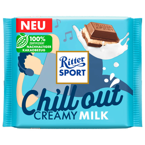 12x Ritter Sport Chill Out Creamy Milk 100g