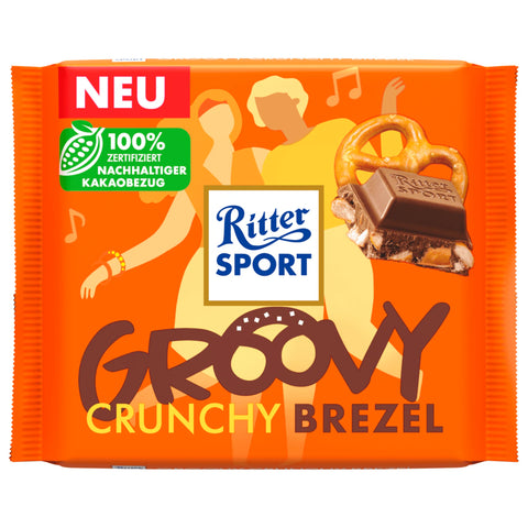 11x Ritter Sport Groovy Crunchy Brezel 100g