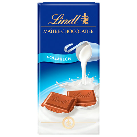 21x Lindt Maitre Chocolatier Vollmilch Schokolade 100g