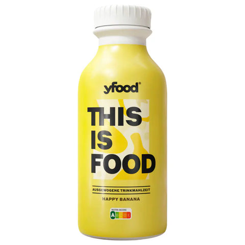 6x YFood Trinkmahlzeit Happy Banana 500ml