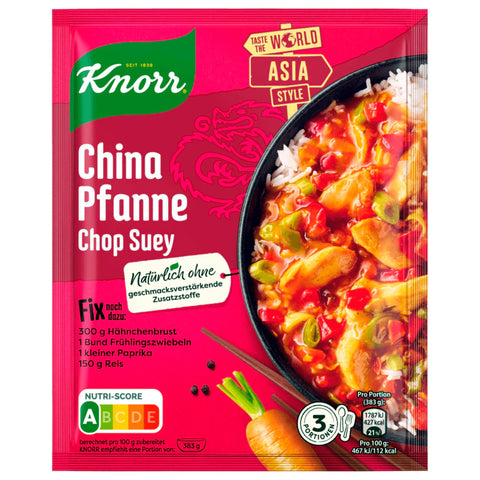 19x Knorr Fix China Pfanne Chop Suey 36g