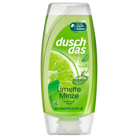 6x Duschdas Duschgel Limette Minze 225ml