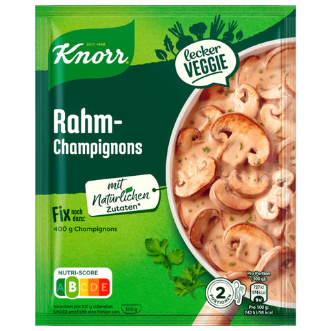 30x Knorr Fix Rahm-Champignons 2 Portionen 33g