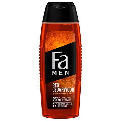 6x Fa Men Duschgel 2in1 Red Cedarwood 250ml