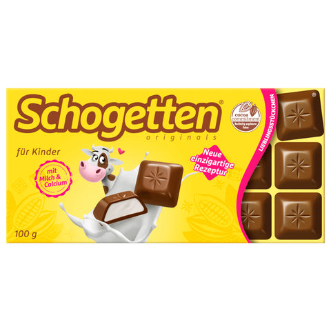 15x Schogetten für Kinder mit Milch & Calcium 100g