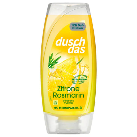 6x Duschdas Duschgel Zitrone & Rosmarin 225ml